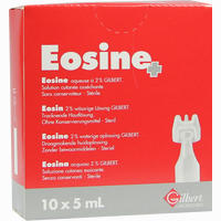 Eosin 2% Wässrige Pflegelösung Steril 10 x 5 ml