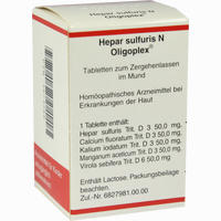 Epar Sulfuris N Oligoplex Tabletten 150 Stück