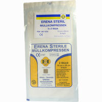 Erena Mullkompressen Steril 10x20cm 5 Stück