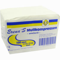 Erena Mullkompressen Unsteril 10 X 10cm 8- Fach 100 Stück