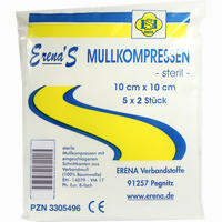 Erena Steril Kompre 10x10 5 x 2 Stück