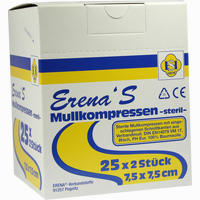 Erena Sterile Kompresse 7.5x7.5 25 x 2 Stück
