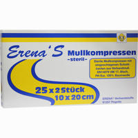 Erenas Mullkompressen Steril 10x20cm 25 Stück