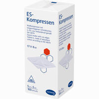 Es Kompressen Compact Unsteril 5 X 5 Cm 8fach 100 Stück