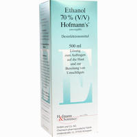 Ethanol 70% (v V) Hofmanns Lösung 500 ml