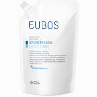 Eubos Flüssig Wasch + Dusch Blau im Nachfüllbeutel unparfümiert Fluid 400 ml