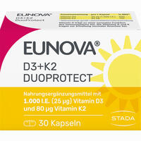 Eunova Duoprotect D3+k2 1.000 I.e./80µg Kapseln 30 Stück