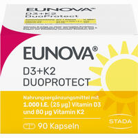 Eunova Duoprotect D3+k2 1.000 I.e./80µg Kapseln 90 Stück