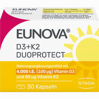 Eunova Duoprotect D3+k2 4000ie/80ug Kapseln 30 Stück