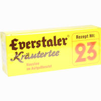 Everstaler Rezept Nr. 23 Kräutertee Filterbeutel 25 Stück