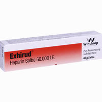 Exhirud Heparin Salbe 60.000 I.e. 40 g