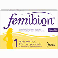 Femibion Schwangerschaft 1 D3 + 800ug Folat Tabletten 30 Stück