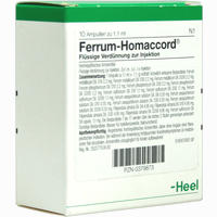 Ferrum Homaccord Ampullen 10 Stück