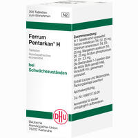 Ferrum Pentarkan H Tabletten 200 Stück