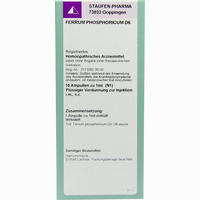 Abbildung von Ferrum Phosphoricum D6 Ampullen 10X1 ml