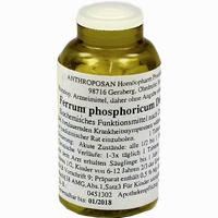 Ferrum Phosphoricum D6 Schüssler Nr.3 Handverrieben Tabletten 80 Stück