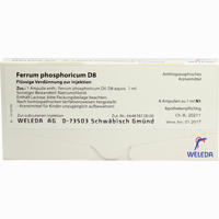 Ferrum Phosphoricum D8 Ampullen 8 x 1 ml