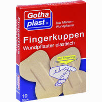 Fingerkuppen Wundpflaster Elastisch mit Fingerling 10 Stück