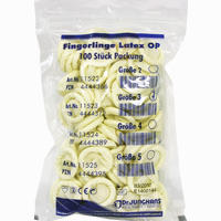 Fingerlinge Latex Größe 3, 100 Stück 100 Stück