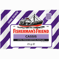 Fishermans Friend Cassis Ohne Zucker Pastillen 25 g