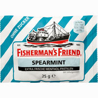 Fishermans Friend Spearmint Ohne Zucker Pastillen 25 g