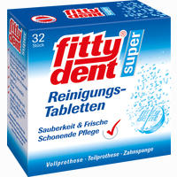 Fittydent Super Reinigungs- Tabletten 32 Stück