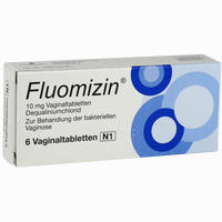 Fluomizin 10mg Vaginaltabletten Pierre Fabre Pharma 6 Stück