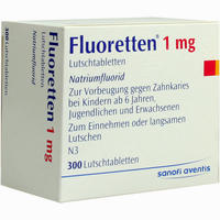 Fluoretten 1.0mg Lutschtabletten 300 Stück