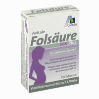 Folsäure 800 Plus B12 + Jod Tabletten 120 Stück
