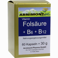 Folsäure + B6 + B12 Kapseln 60 Stück