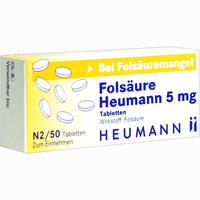 Folsäure Heumann 5mg Tabletten 50 Stück
