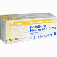 Folsäure Heumann 5mg Tabletten 100 Stück