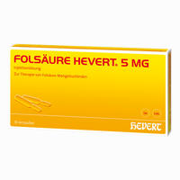 Folsäure Hevert 5mg Ampullen 10 Stück