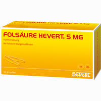 Folsäure Hevert 5mg Ampullen 50 Stück