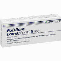 Folsäure Lomapharm 5mg Tabletten 20 Stück