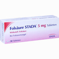 Folsäure Stada 5mg Tabletten 50 Stück