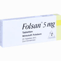 Folsan 5mg Tabletten 20 Stück