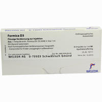 Formica D3 Ampullen 8 x 1 ml