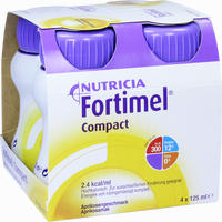 Fortimel Compact 2.4 Aprikosengeschmack Fluid 4 x 125 ml