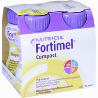 Fortimel Compact 2.4 Bananengeschmack Fluid 4 x 125 ml
