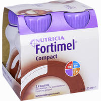 Fortimel Compact 2.4 Schokoladengeschmack Fluid 4 x 125 ml