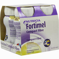 Fortimel Compact Fibre Vanille Fluid 4 x 125 g