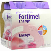 Fortimel Energy Erdbeergeschmack Fluid Pfrimmer Nutricia 4 x 200 ml