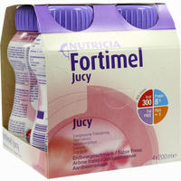 Fortimel Jucy Erdbeergeschmack Fluid Pfrimmer nutricia 4 x 200 ml