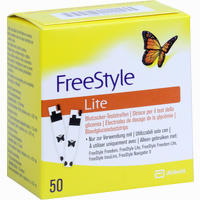 Freestyle Lite Teststreifen Ohne Codieren Abbott Diabetes Care 50 Stück