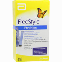 Freestyle Precision Blutzucker- Teststr. O.codieren Teststreifen 100 Stück