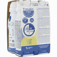 Fresubin 2 Kcal Drink Vanille Trinkflasche Lösung 4 x 200 ml