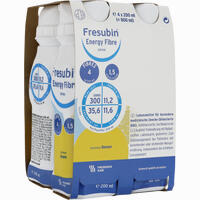 Fresubin Energy Fibre Drink Banane Trinkflasche Lösung 4 x 200 ml