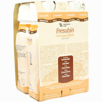 Fresubin Energy Fibre Drink Schokolade Trinkflasch Lösung 4 x 200 ml