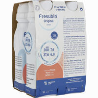 Fresubin Original Drink Pfirsich Trinkflasche Lösung 4 x 200 ml